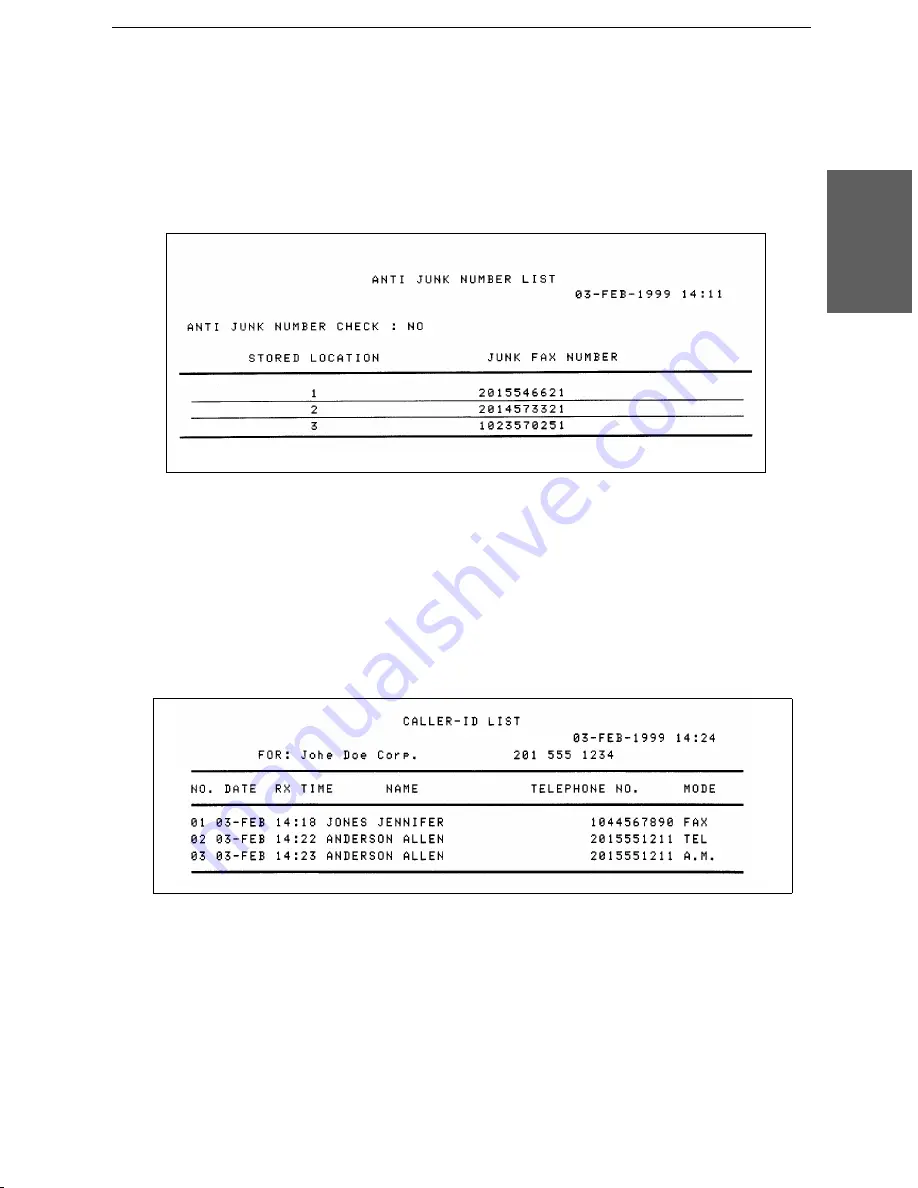 Sharp UX-470 Operation Manual Download Page 127