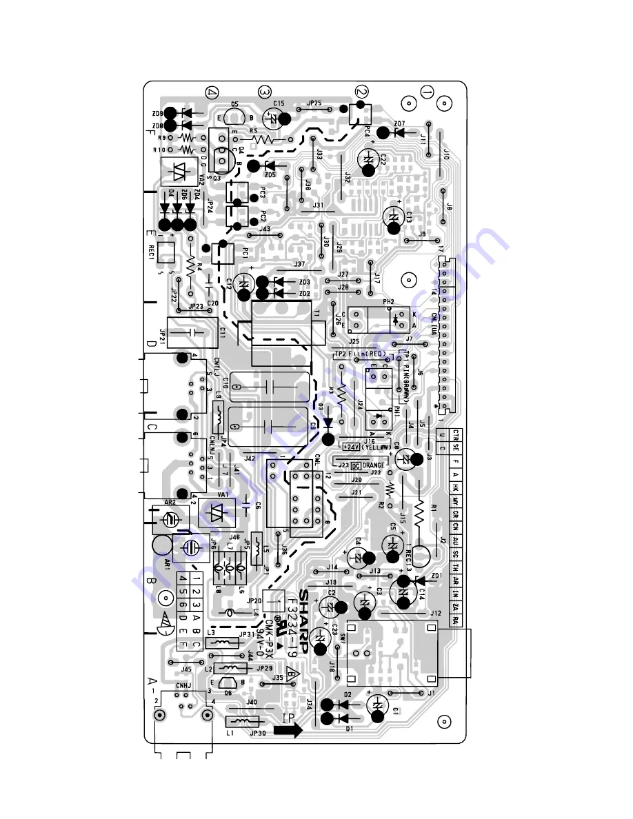 Sharp UX-A255U Service Manual Download Page 52