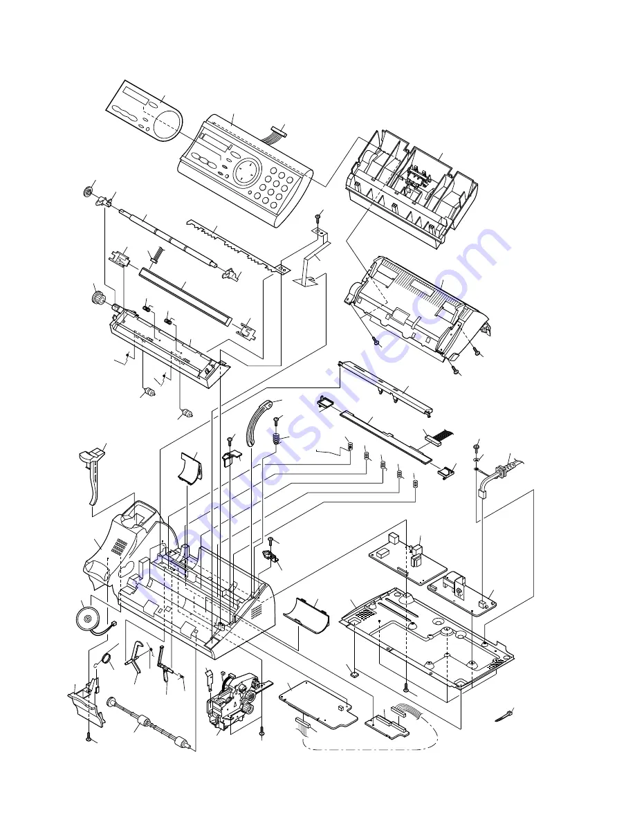 Sharp UX-A255U Service Manual Download Page 60