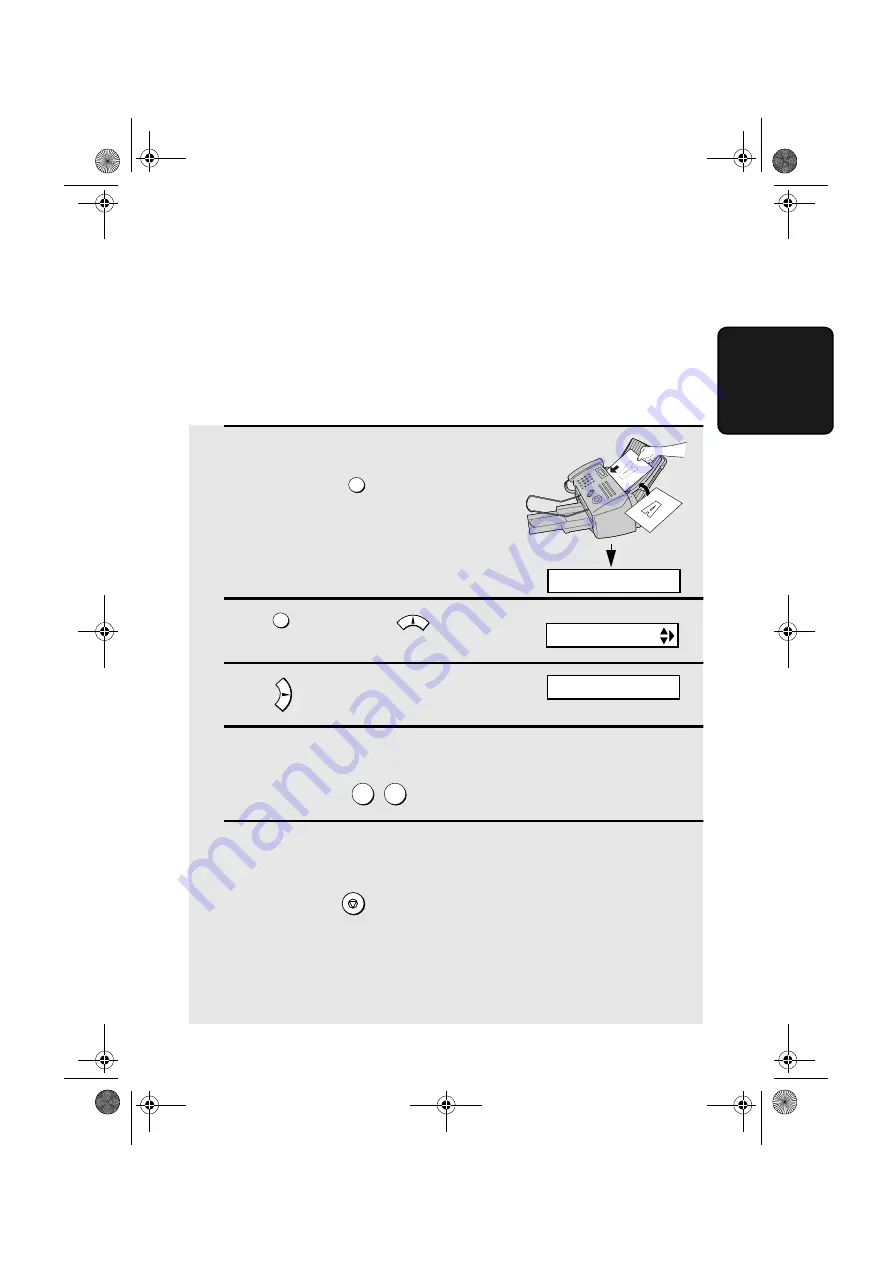 Sharp UX B700 - B/W Inkjet - Fax Operation Manual Download Page 53