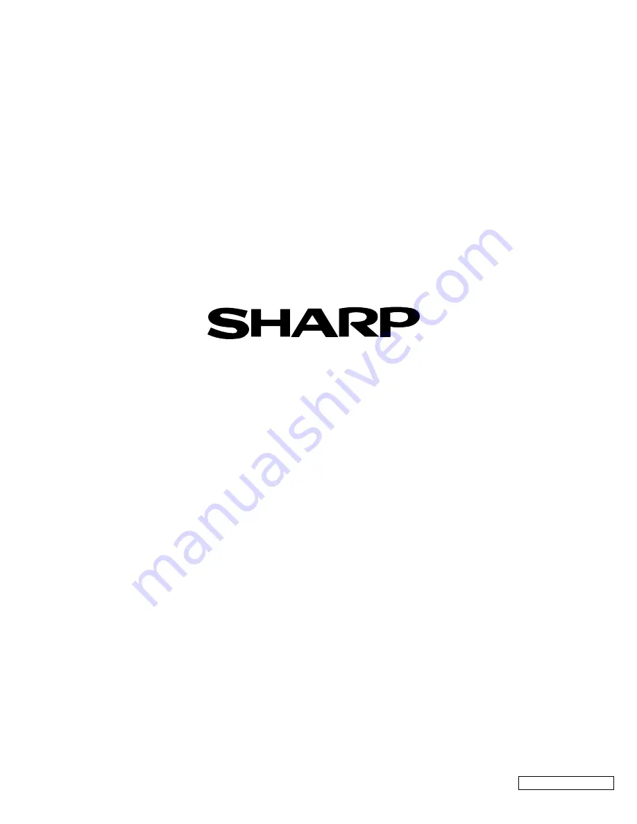 Sharp UX-B700 Service Manual Supplement Download Page 8