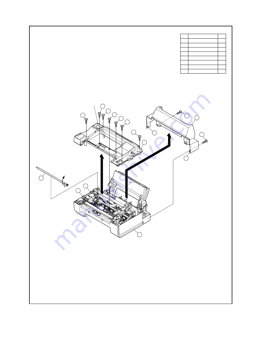 Sharp UX-B800A Service Manual Download Page 61