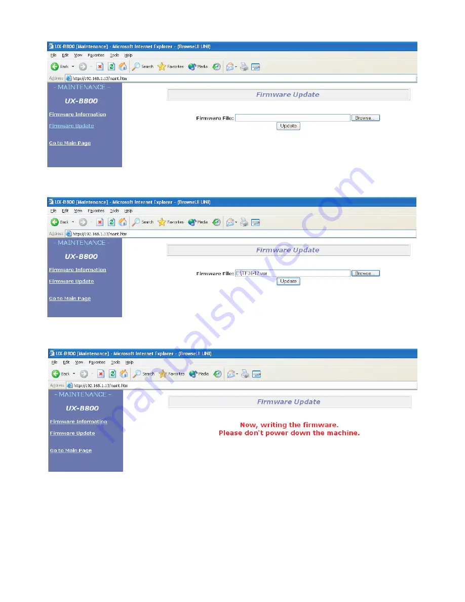 Sharp UX-B800A Service Manual Download Page 116