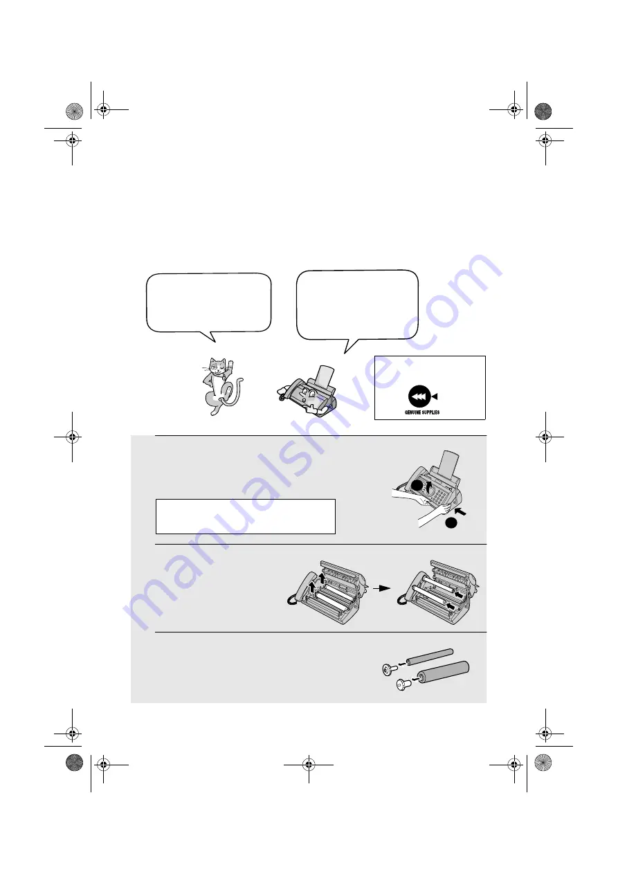 Sharp UX CC500 - B/W Thermal Transfer Operation Manual Download Page 24