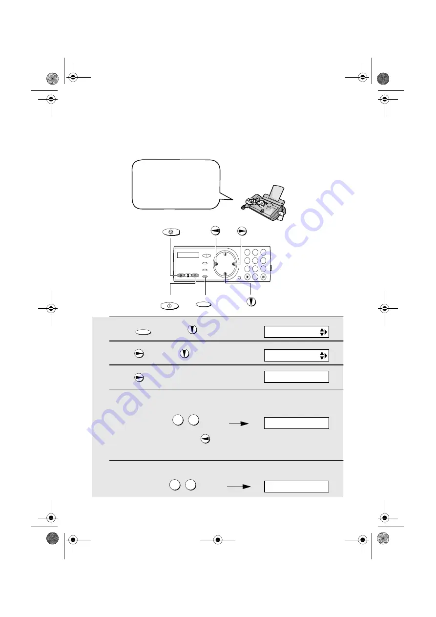 Sharp UX CC500 - B/W Thermal Transfer Operation Manual Download Page 30