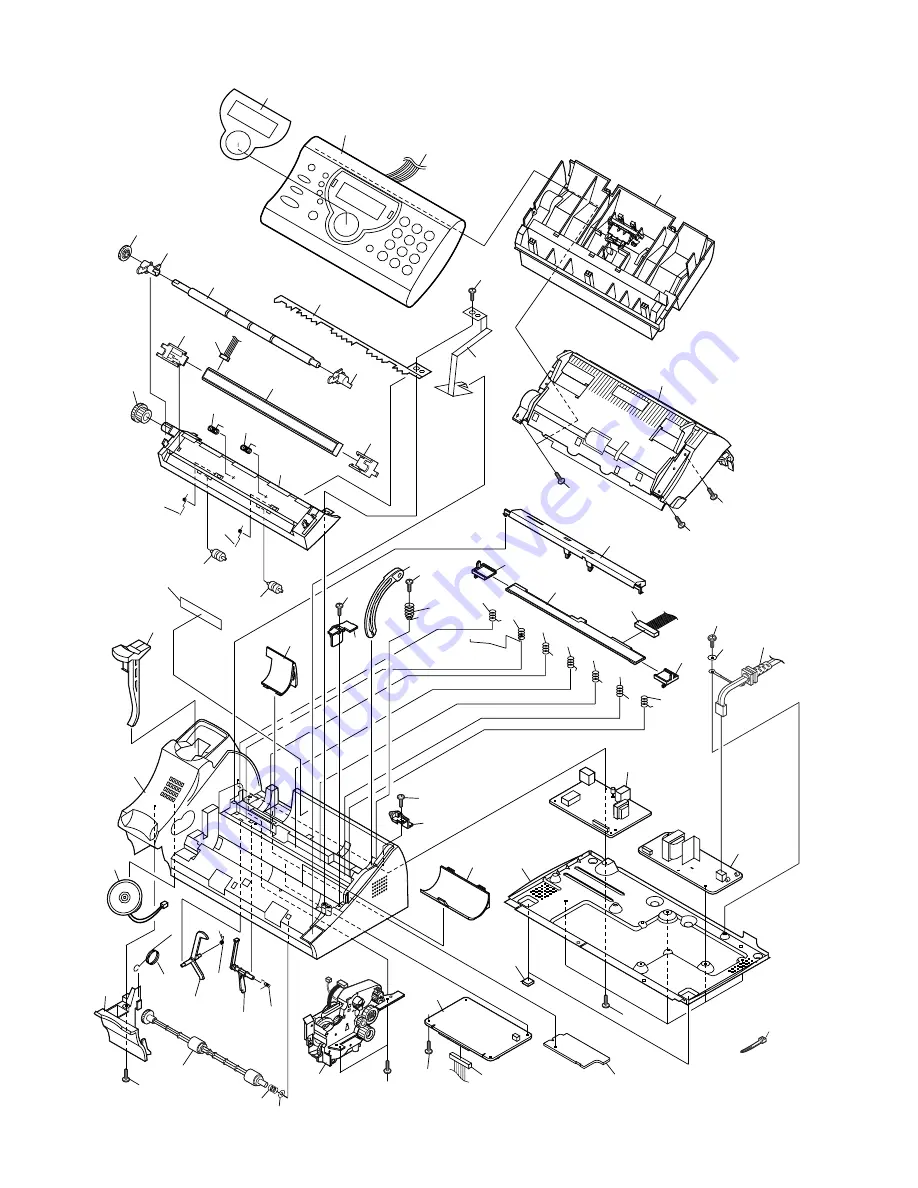 Sharp UX-P115 Service Manual Download Page 78