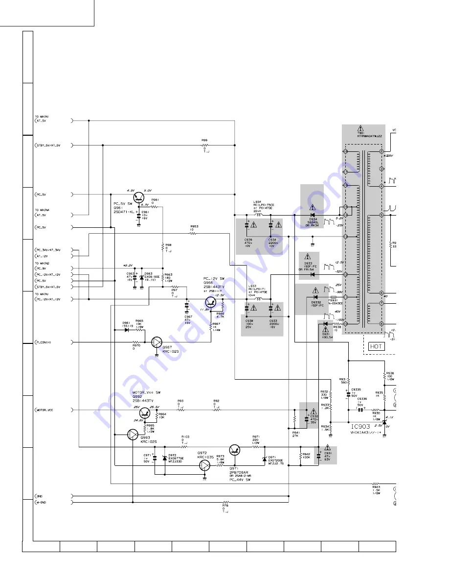 Sharp VC-G200SM Service Manual Download Page 118