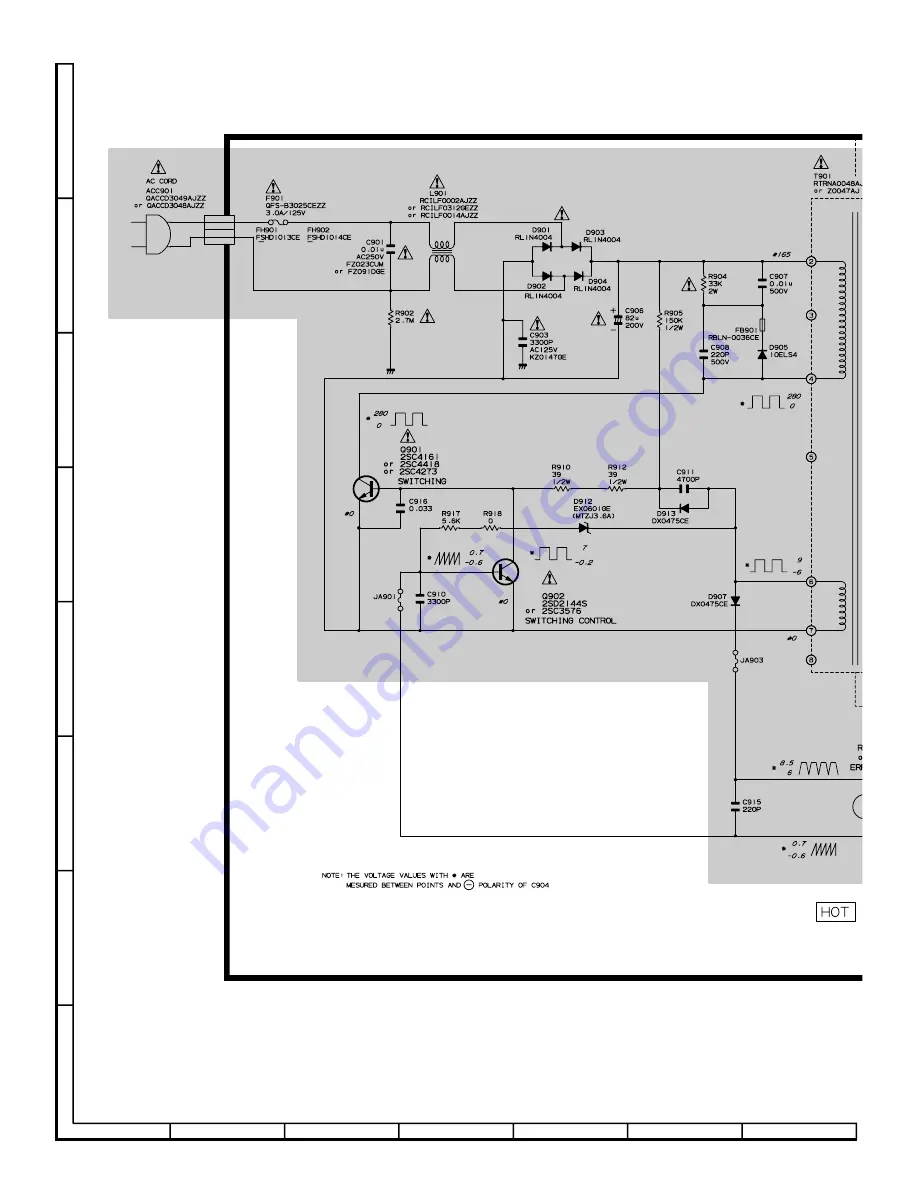 Sharp VC-H992U Service Manual Download Page 60