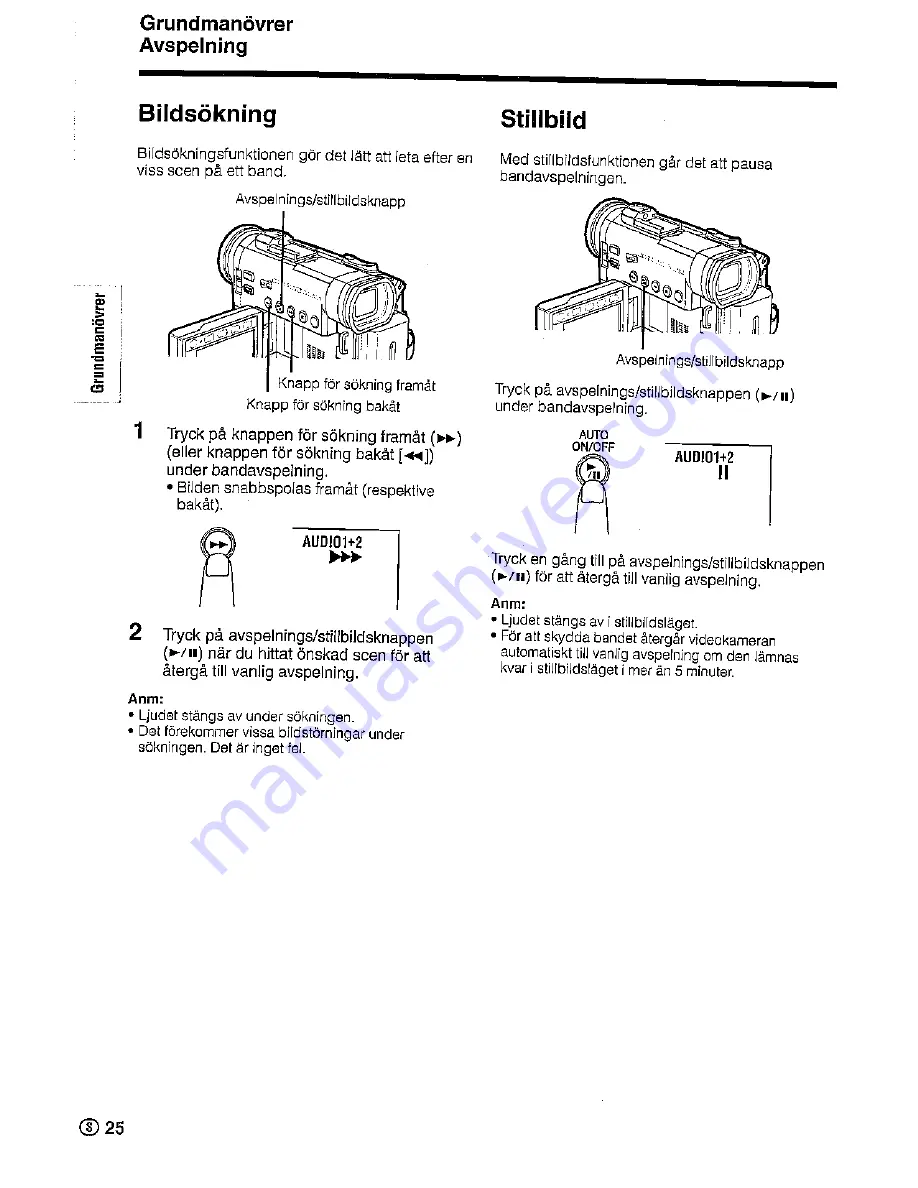 Sharp ViewCam Slim VL-PD6S Operation Manual Download Page 34