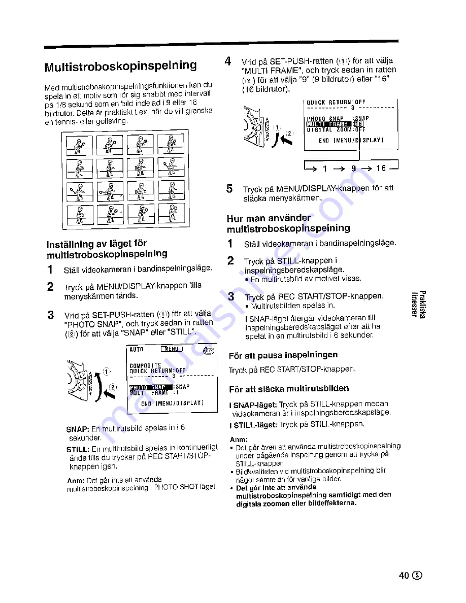 Sharp ViewCam Slim VL-PD6S Operation Manual Download Page 49