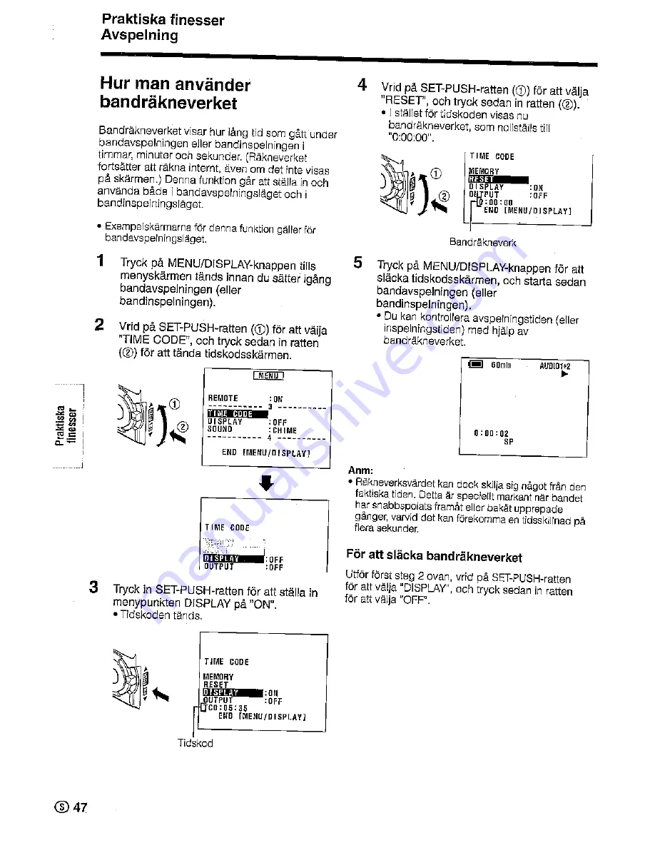 Sharp ViewCam Slim VL-PD6S Operation Manual Download Page 56