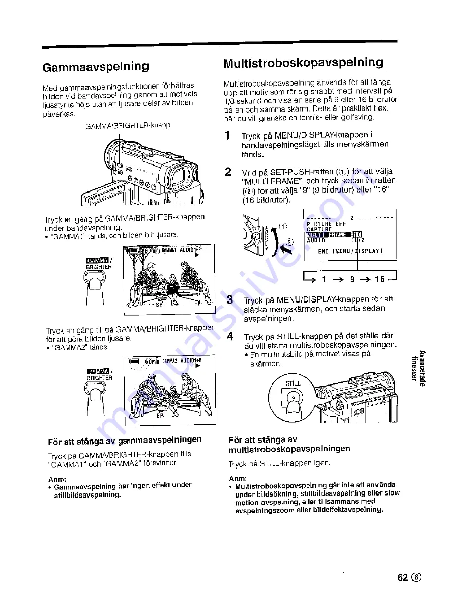 Sharp ViewCam Slim VL-PD6S Operation Manual Download Page 71