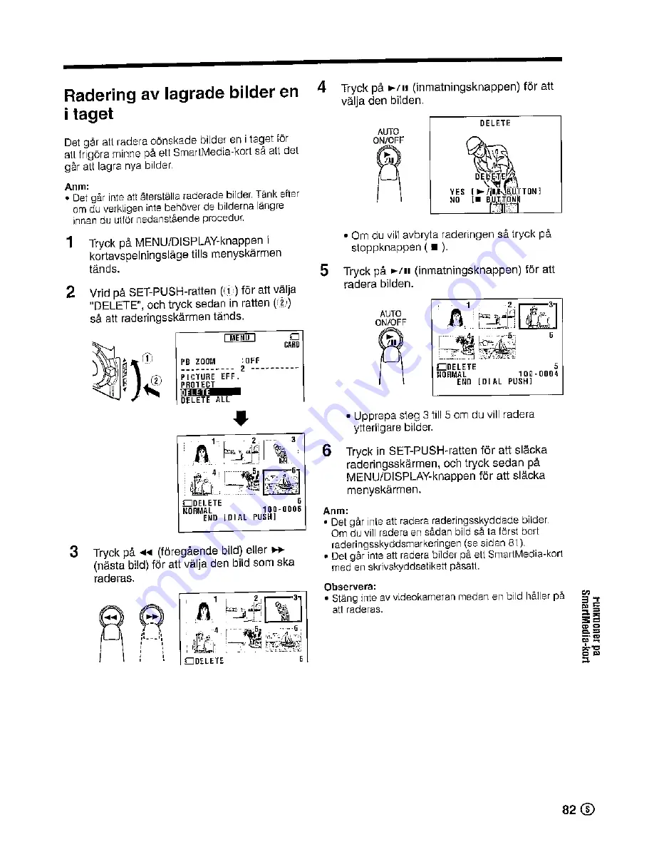 Sharp ViewCam Slim VL-PD6S Operation Manual Download Page 91