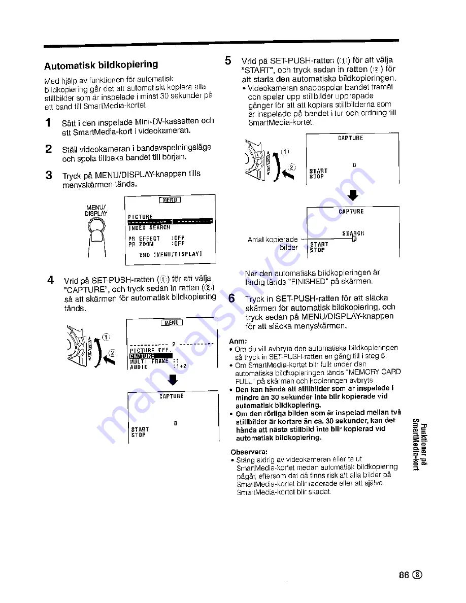 Sharp ViewCam Slim VL-PD6S Operation Manual Download Page 95