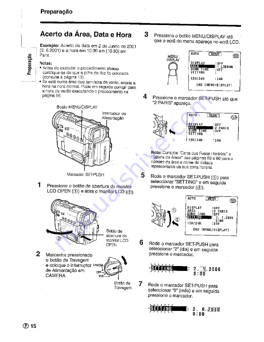 Sharp ViewCam Slim VL-PD6S Operation Manual Download Page 136