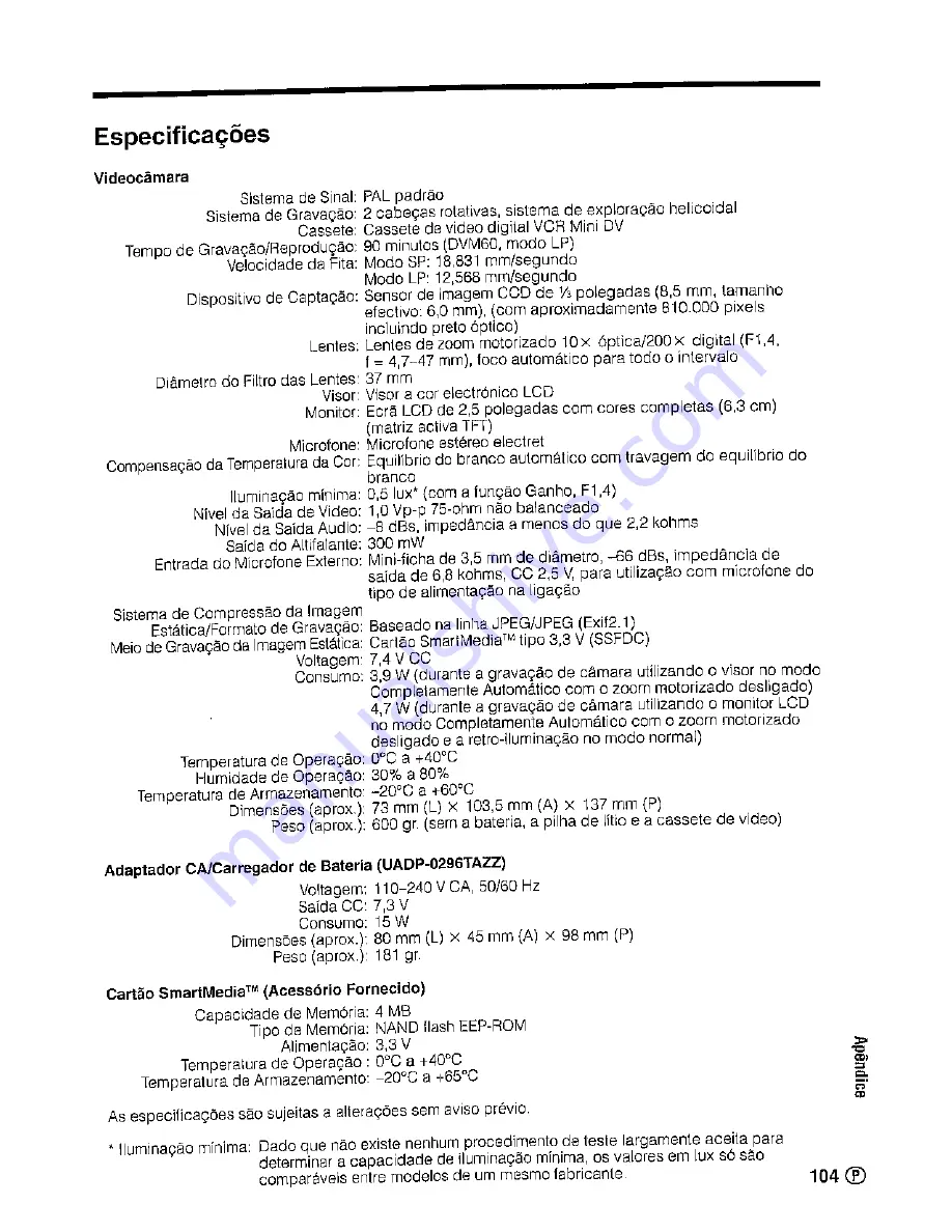 Sharp ViewCam Slim VL-PD6S Operation Manual Download Page 225