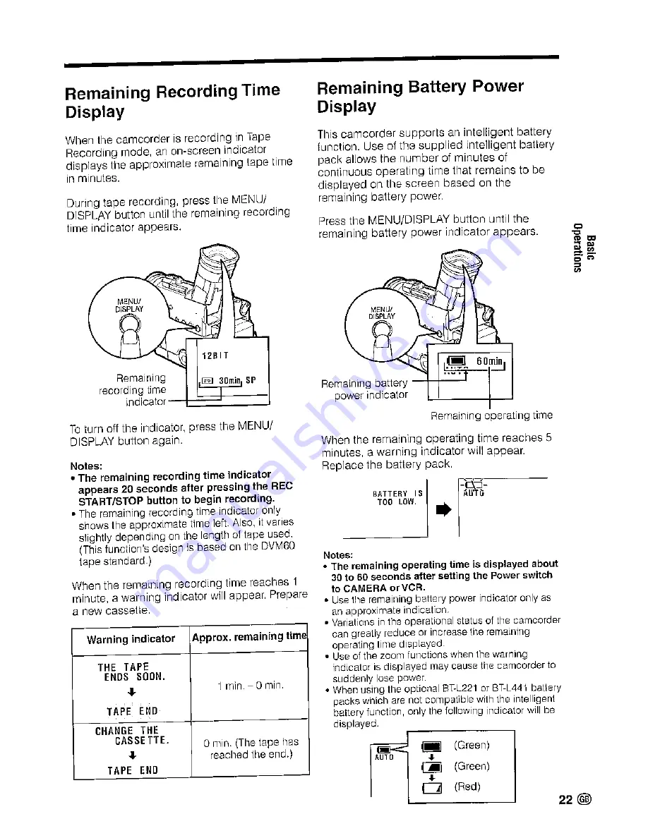 Sharp ViewCam Slim VL-PD6S Operation Manual Download Page 255