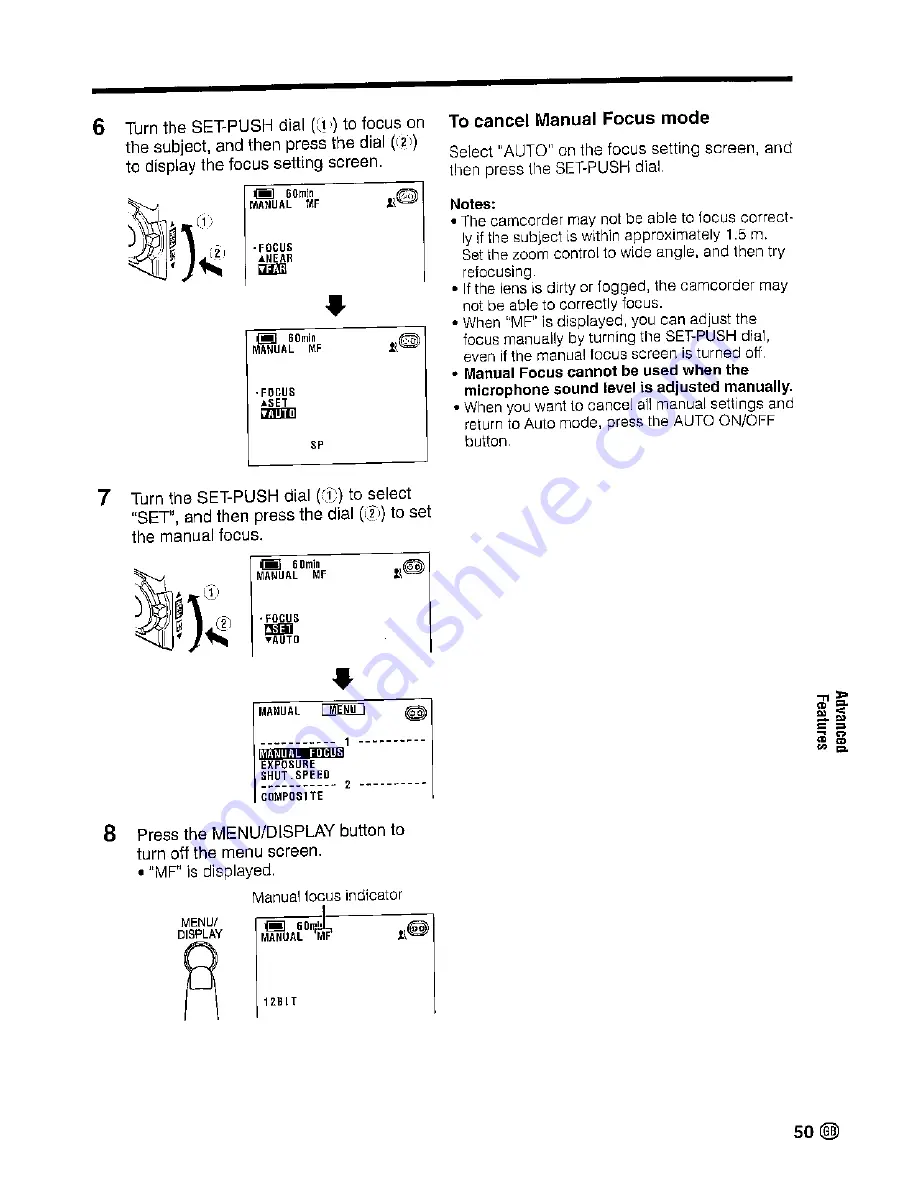 Sharp ViewCam Slim VL-PD6S Operation Manual Download Page 283