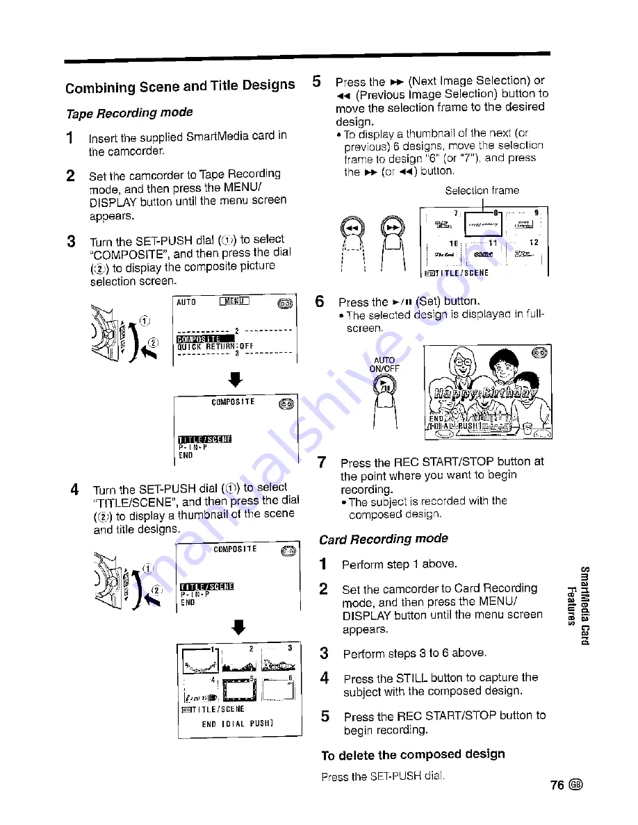 Sharp ViewCam Slim VL-PD6S Operation Manual Download Page 309