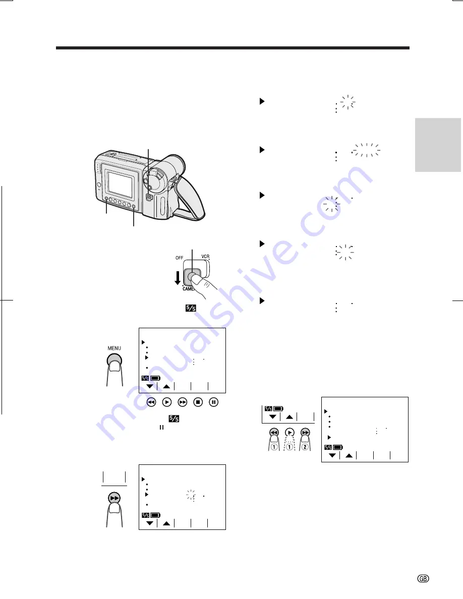 Sharp ViewCam VL-AH151S Operation Manual Download Page 23