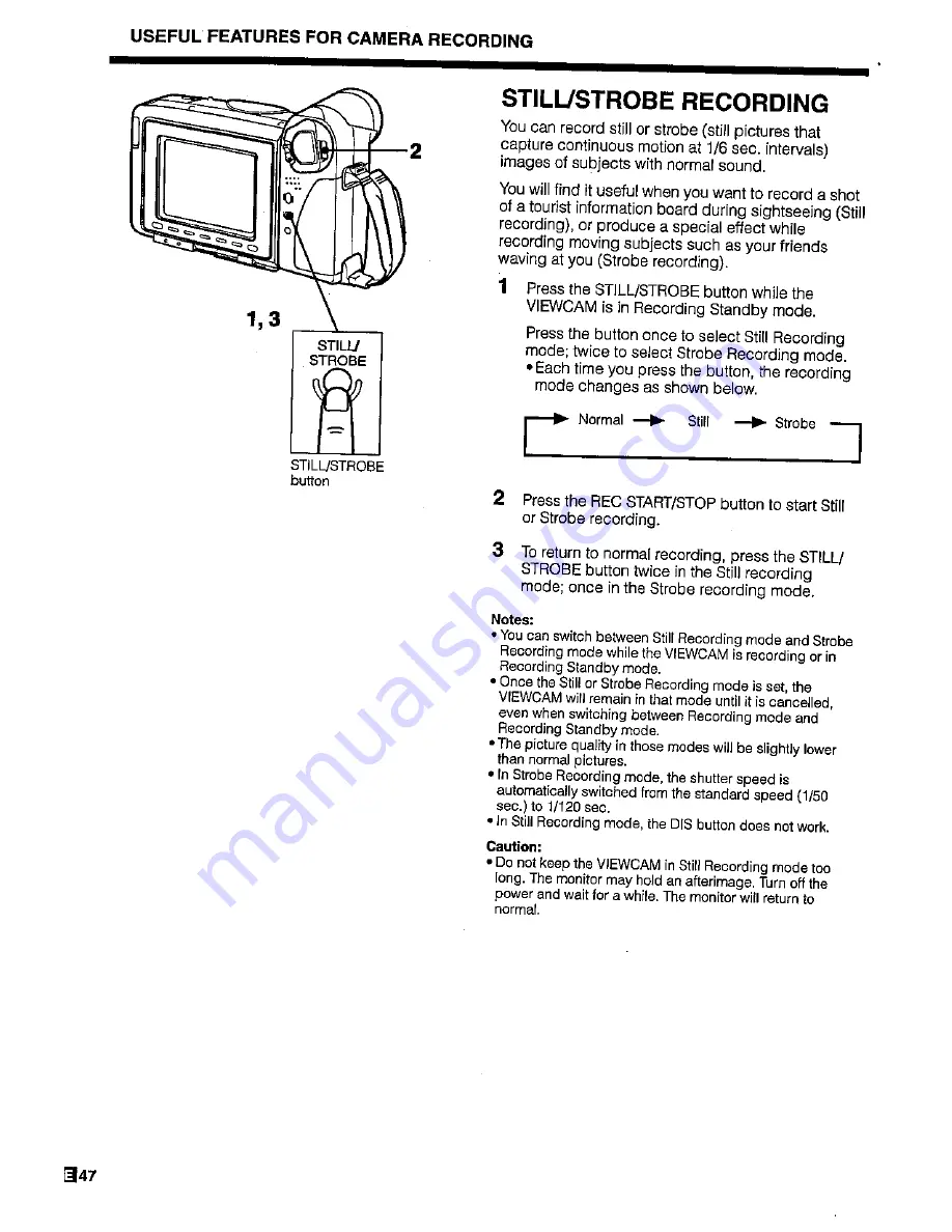 Sharp ViewCam VL-H450S Operation Manual Download Page 50