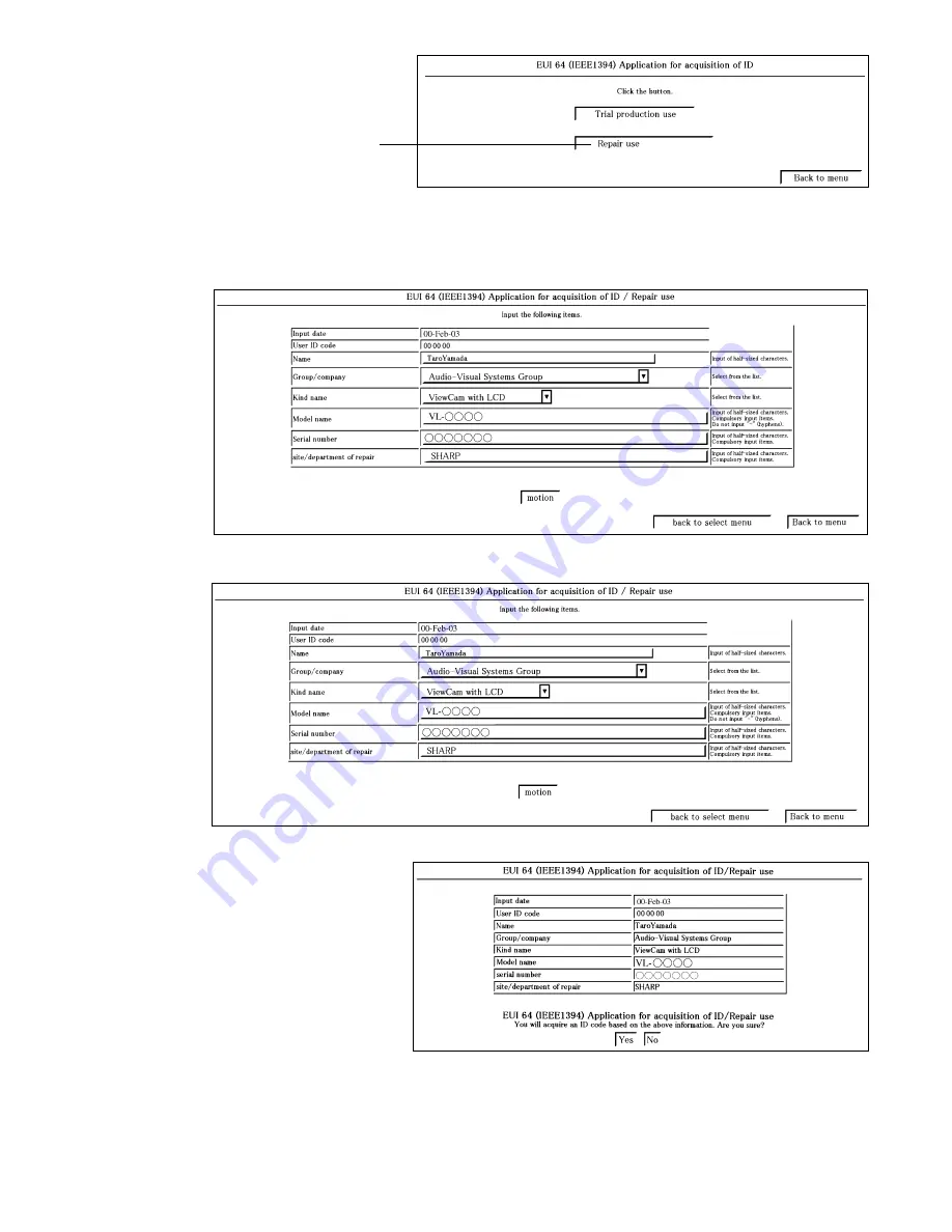 Sharp Viewcam VL-Z1U Service Manual Download Page 40