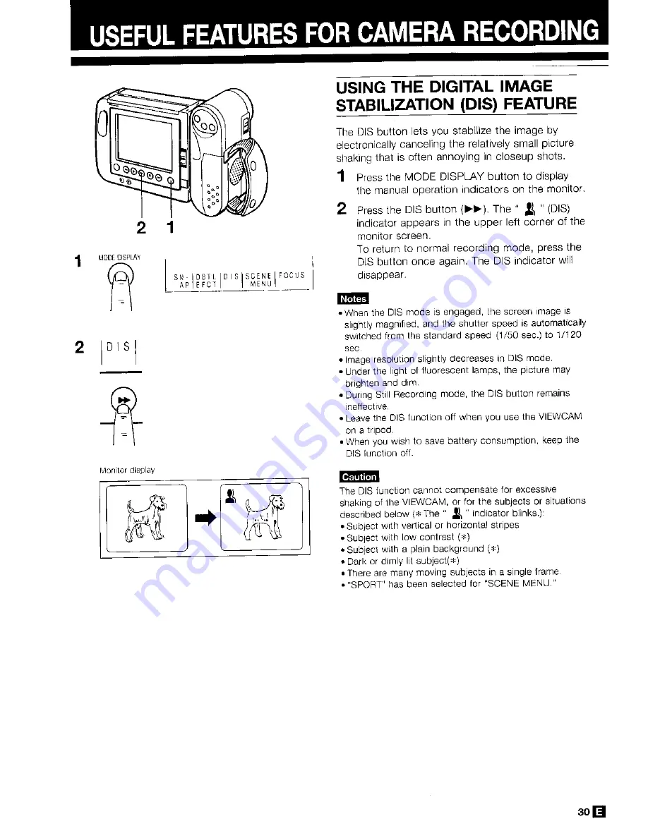 Sharp ViewCam Zoom 8 VL-E40S Скачать руководство пользователя страница 33