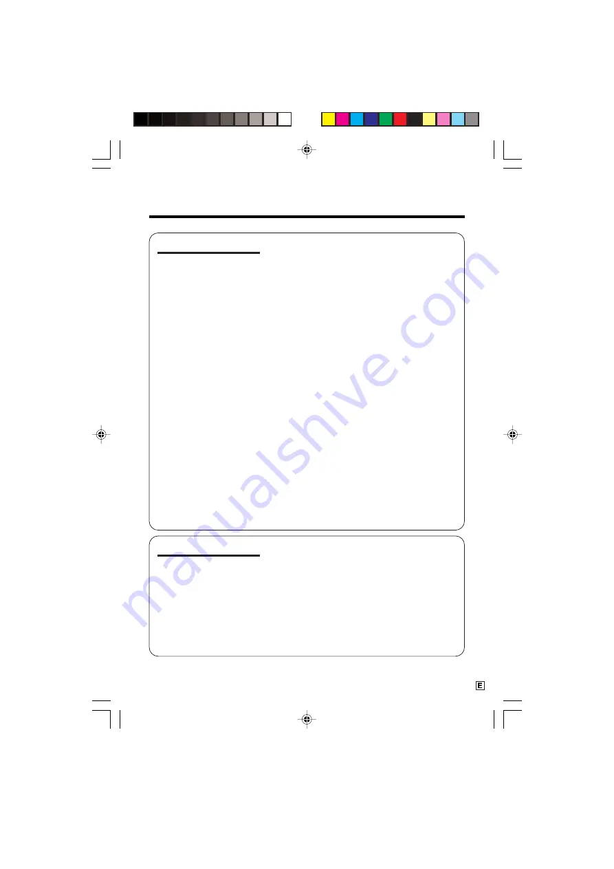 Sharp ViewcamZ VL-Z500E-S Operation Manual Download Page 5