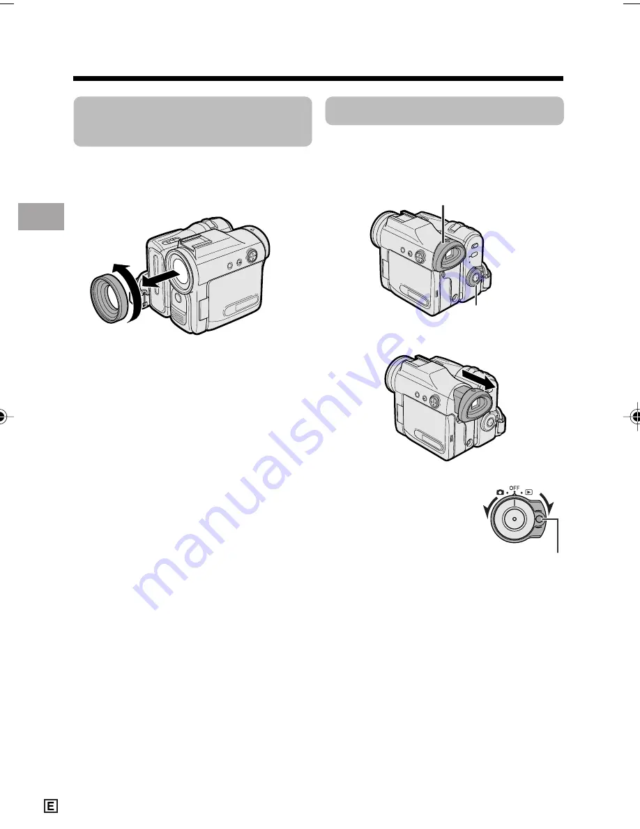 Sharp ViewcamZ VL-Z800E-S Operation Manual Download Page 28