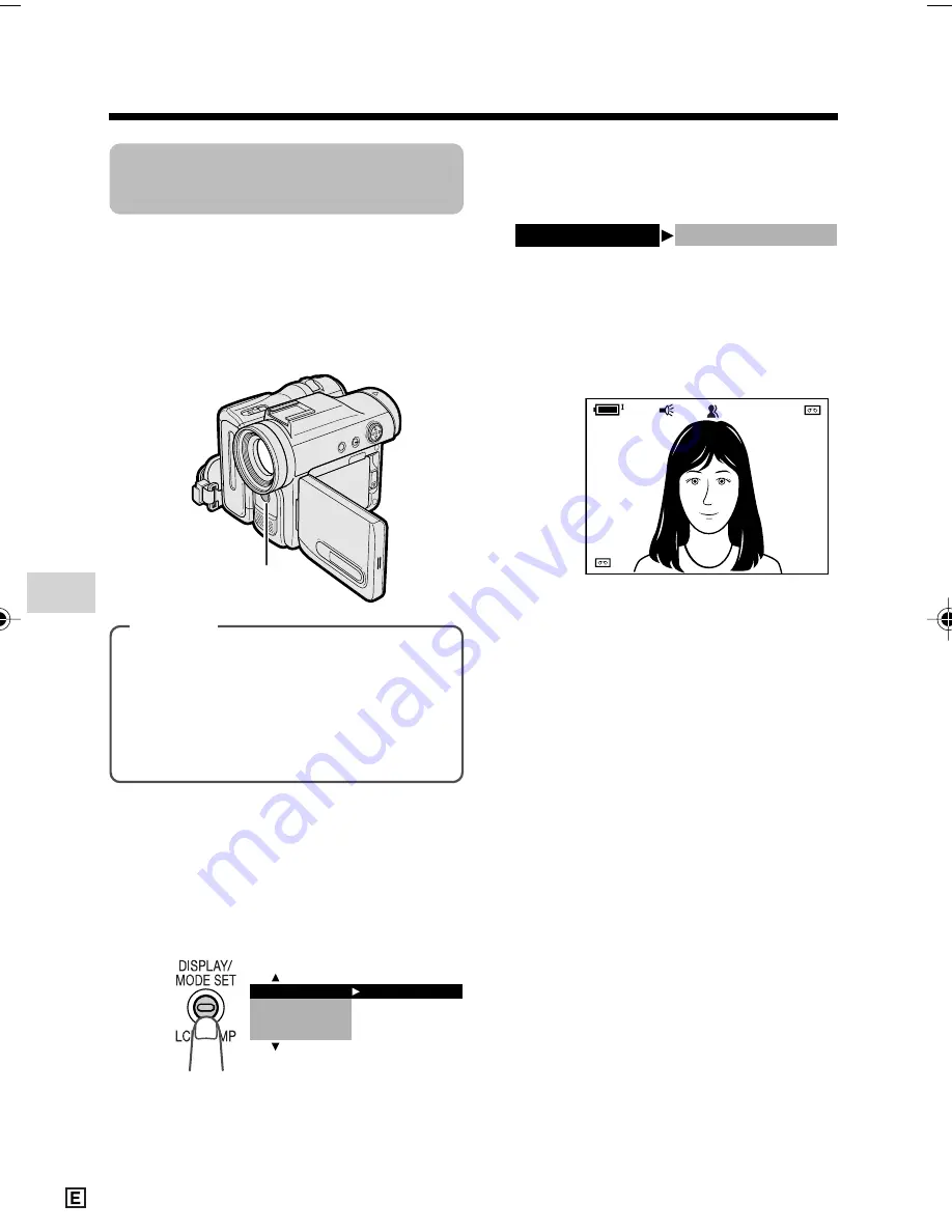 Sharp ViewcamZ VL-Z800E-S Operation Manual Download Page 48