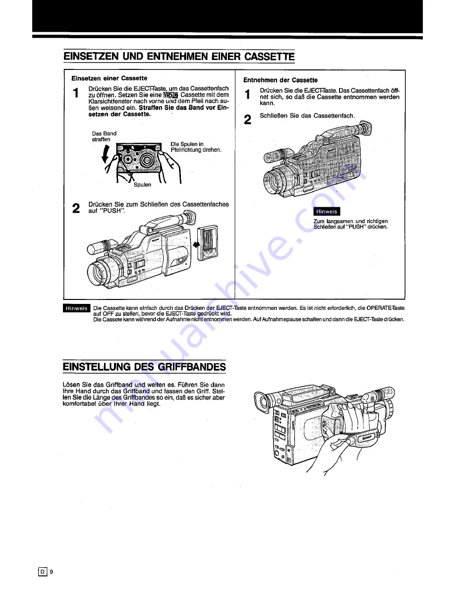 Sharp VL-C690S Operation Manual Download Page 12