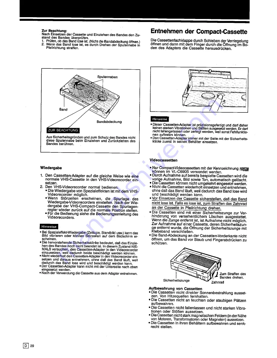 Sharp VL-C690S Operation Manual Download Page 32