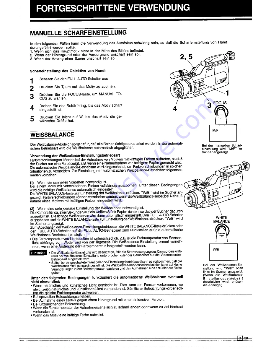 Sharp VL-C690S Operation Manual Download Page 33