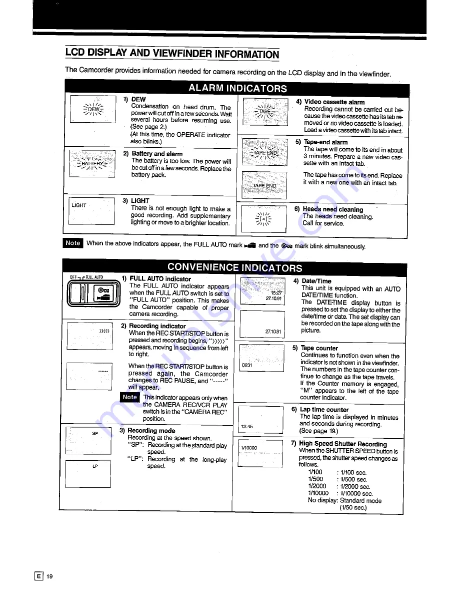 Sharp VL-C690S Operation Manual Download Page 60