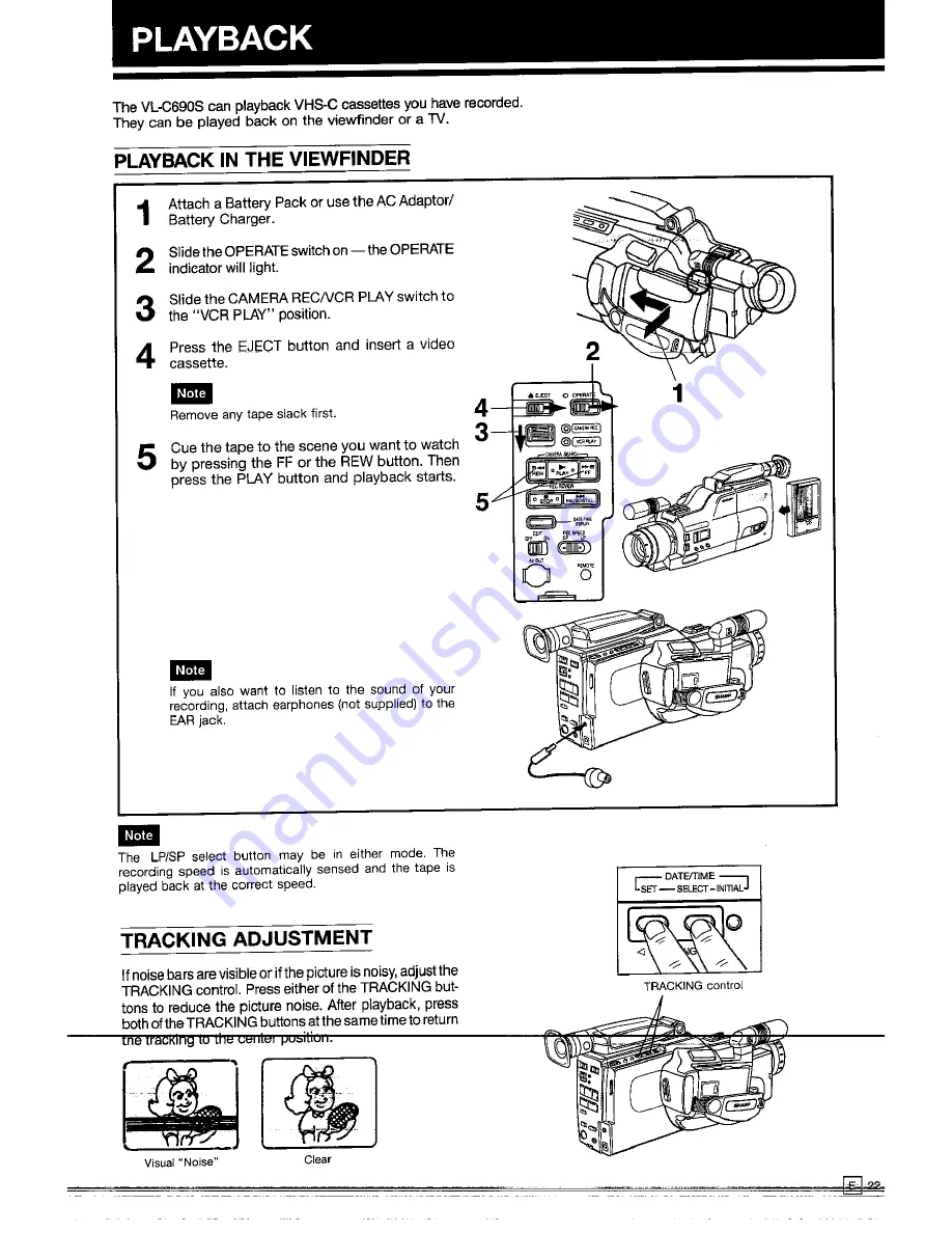 Sharp VL-C690S Operation Manual Download Page 63