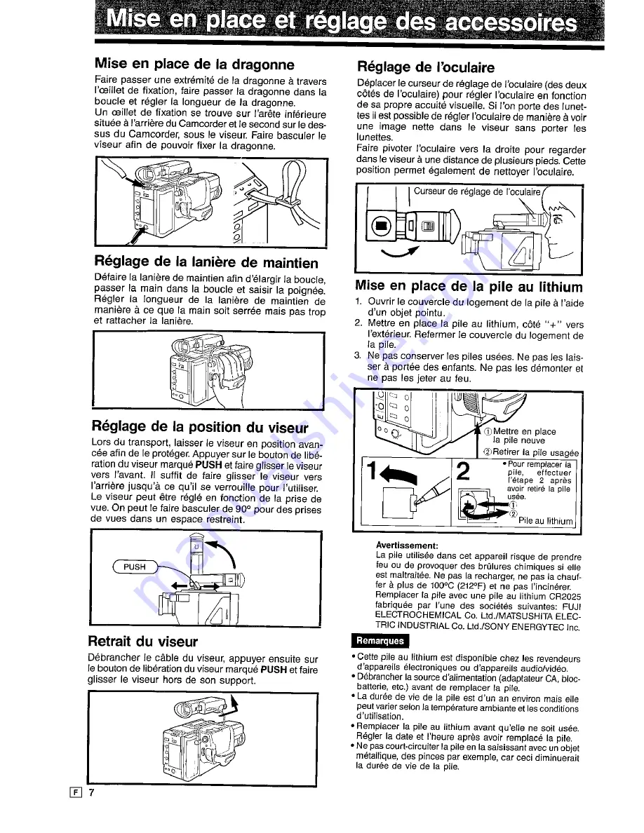 Sharp VL-C73SA Operation Manual Download Page 62