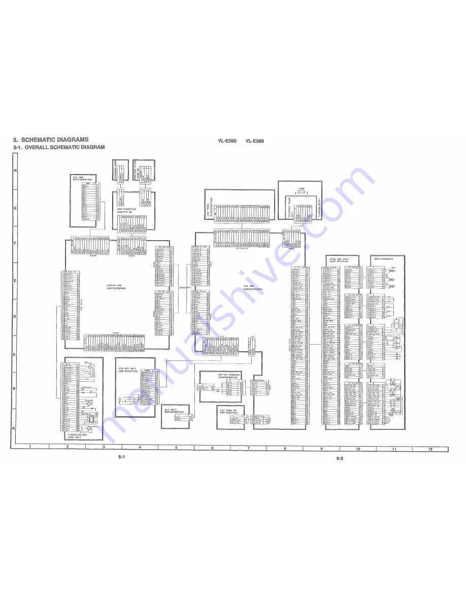 Sharp VL-E39S Service Manual Download Page 18