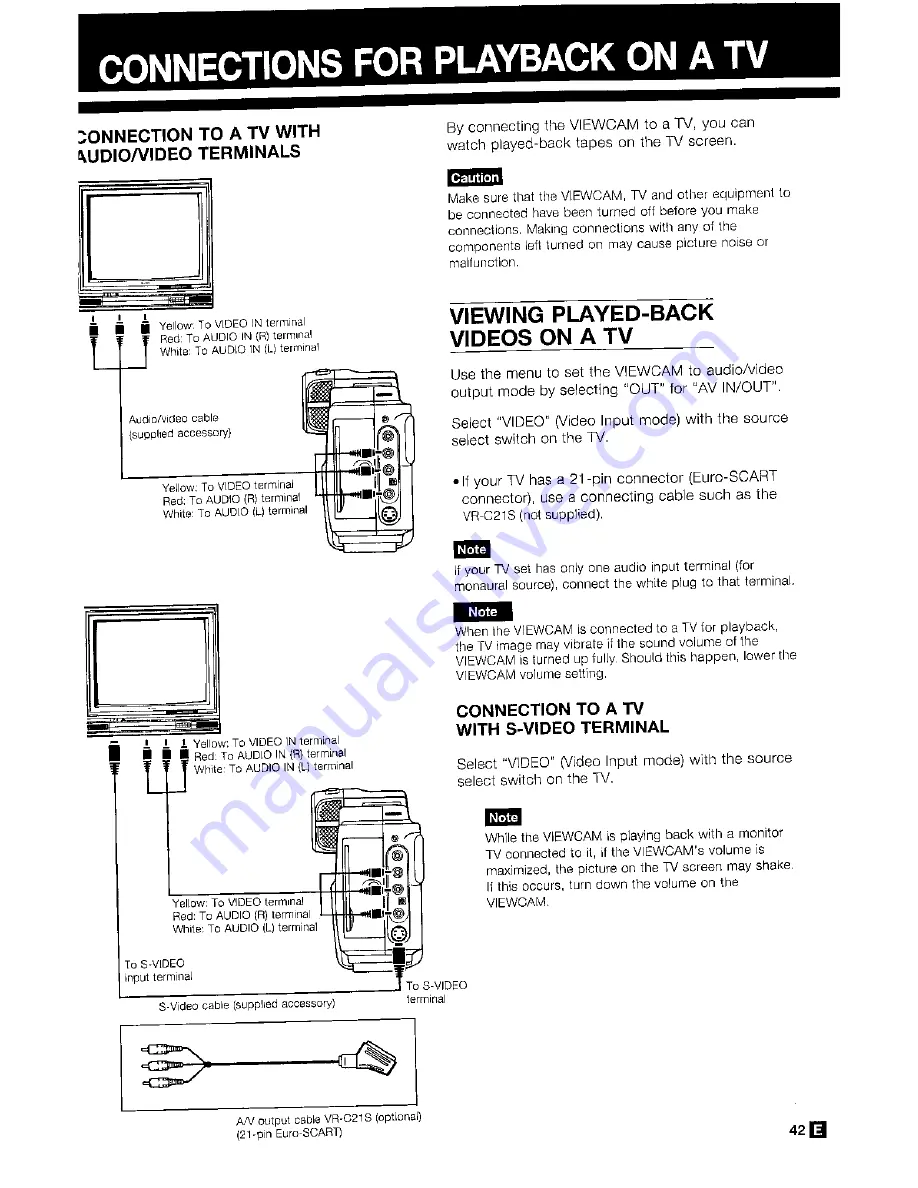 Sharp VL-H400S Operation Manual Download Page 45