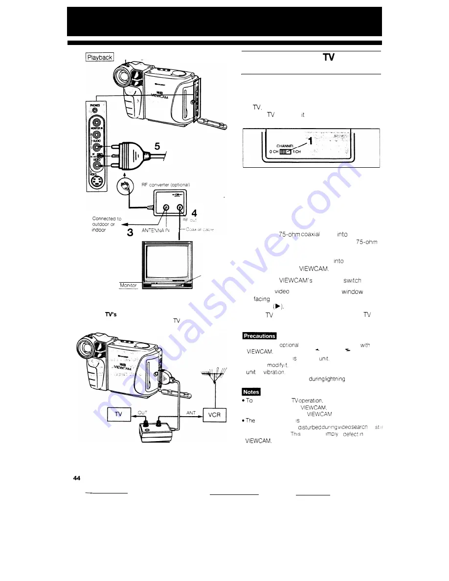 Sharp VL-H400X Скачать руководство пользователя страница 46