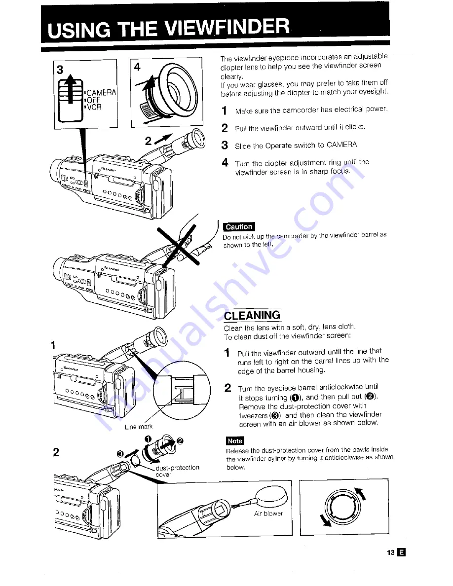 Sharp VL-N1S Operation Manual Download Page 16