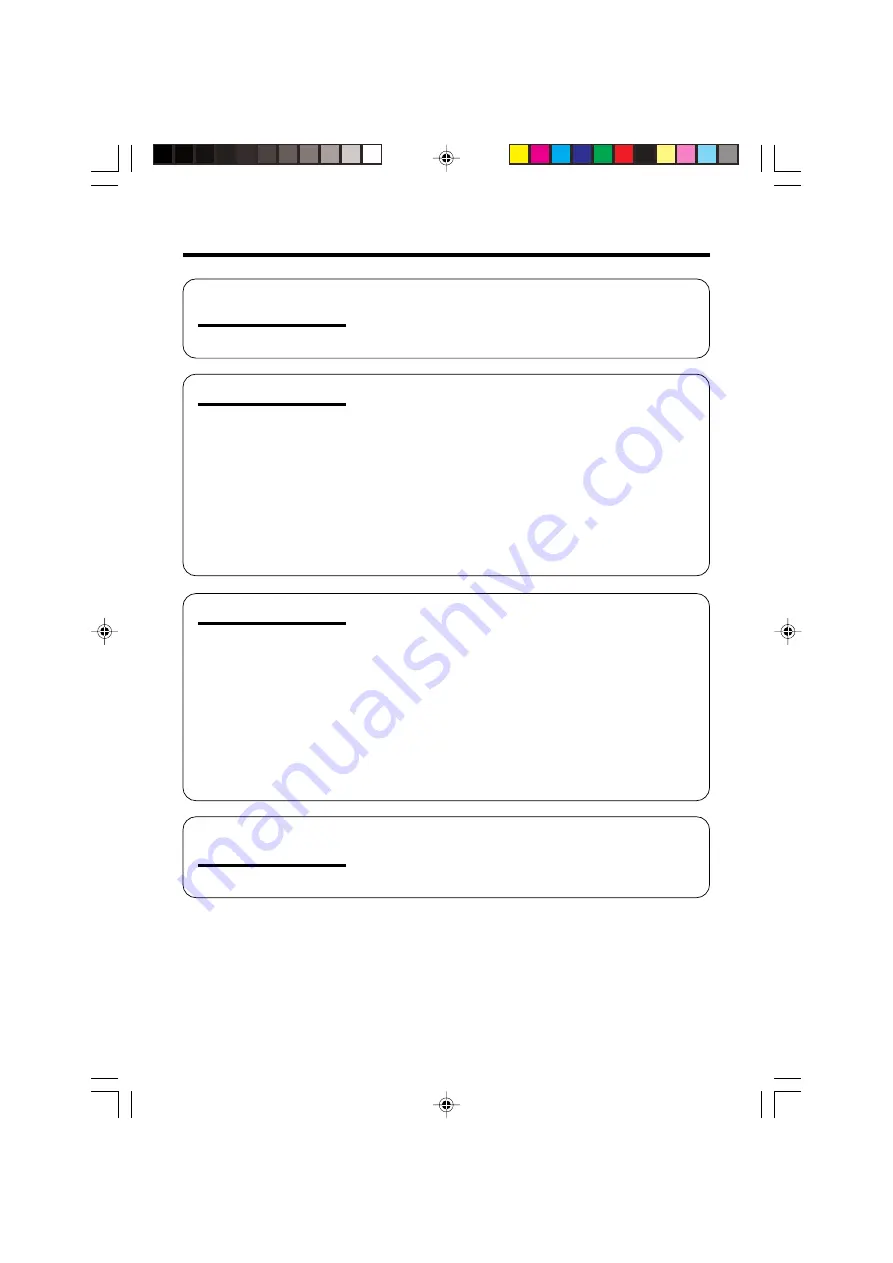 Sharp VL-PD6H Quick operation Operation Manual Download Page 7