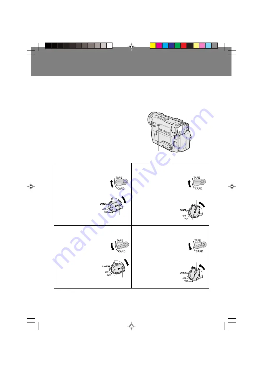 Sharp VL-PD6H Quick operation Operation Manual Download Page 34