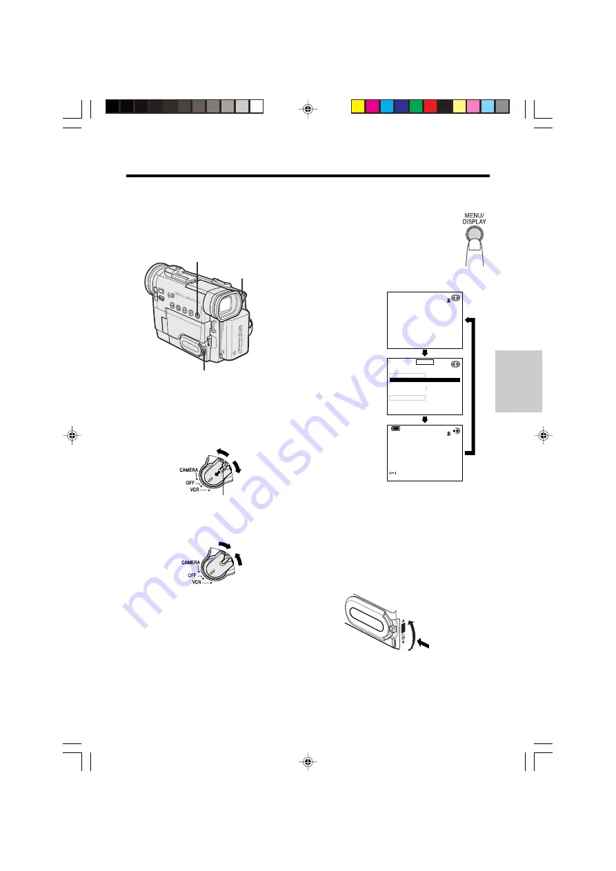 Sharp VL-PD6H Quick operation Operation Manual Download Page 35