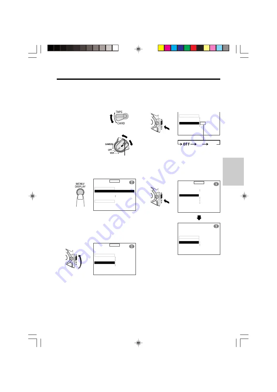 Sharp VL-PD6H Quick operation Operation Manual Download Page 37