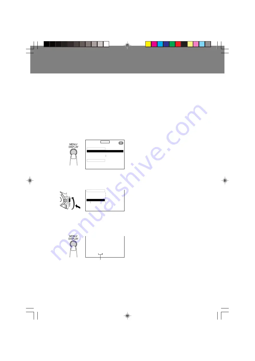 Sharp VL-PD6H Quick operation Operation Manual Download Page 38