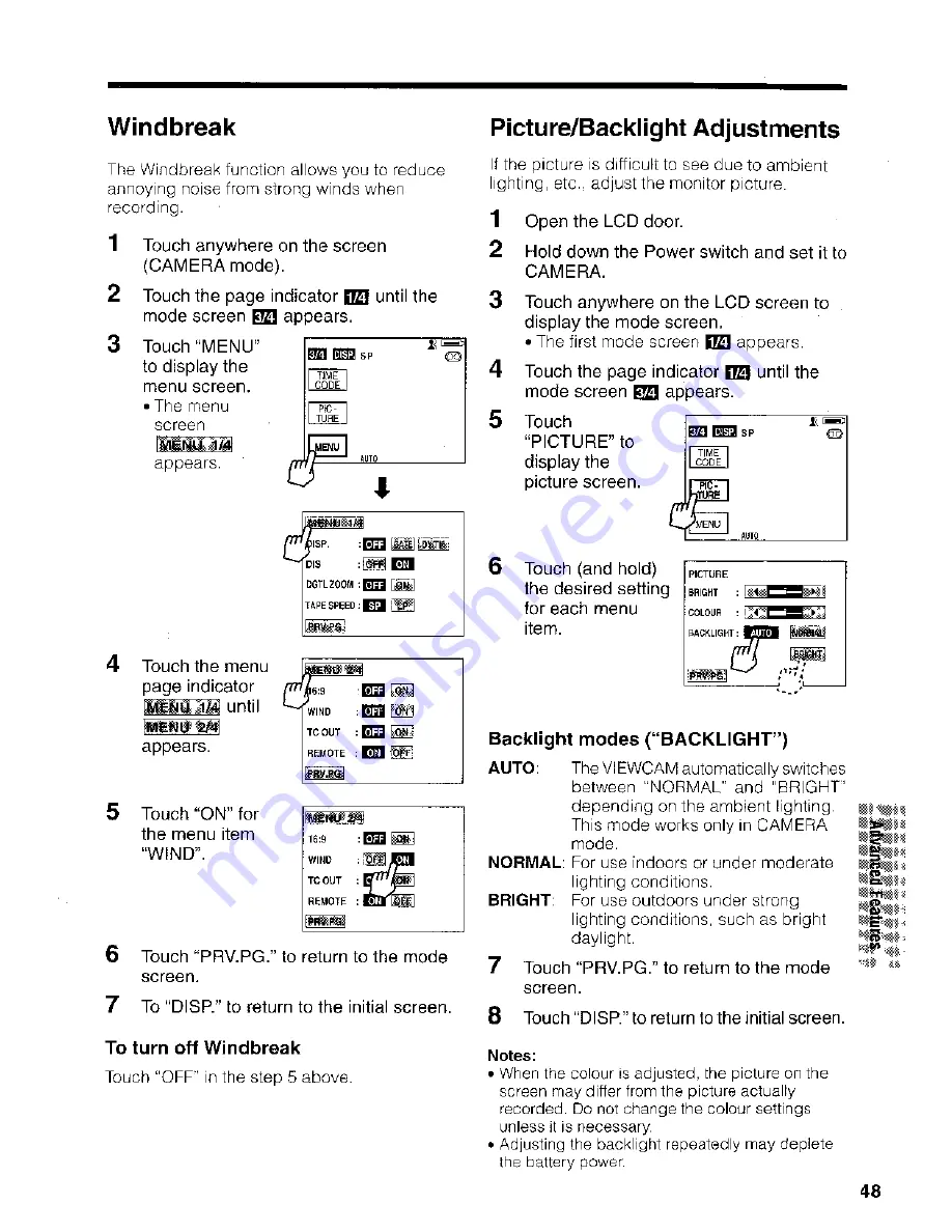 Sharp VL-RD1H Operation Manual Download Page 51