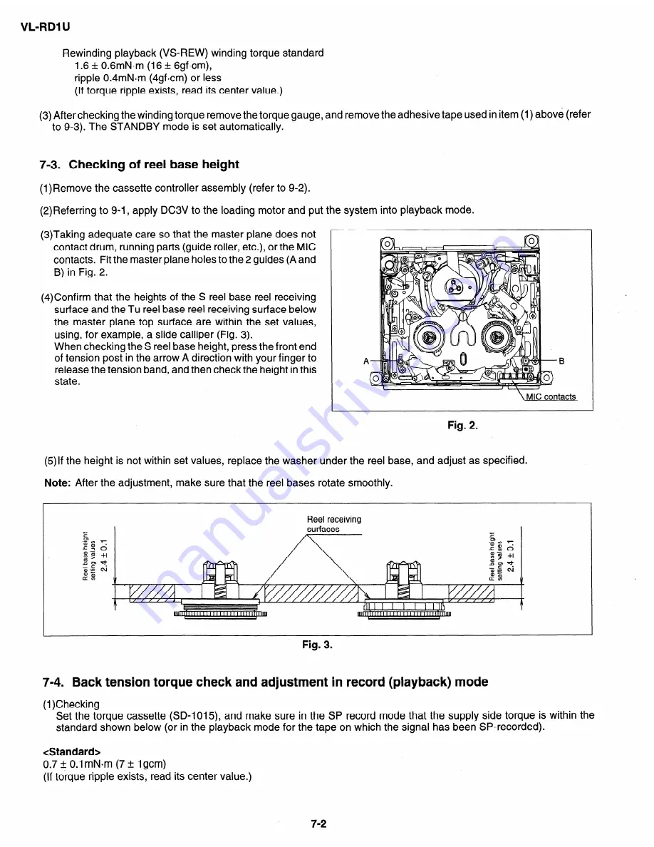 Sharp VL-RDI U Service Manual Download Page 18