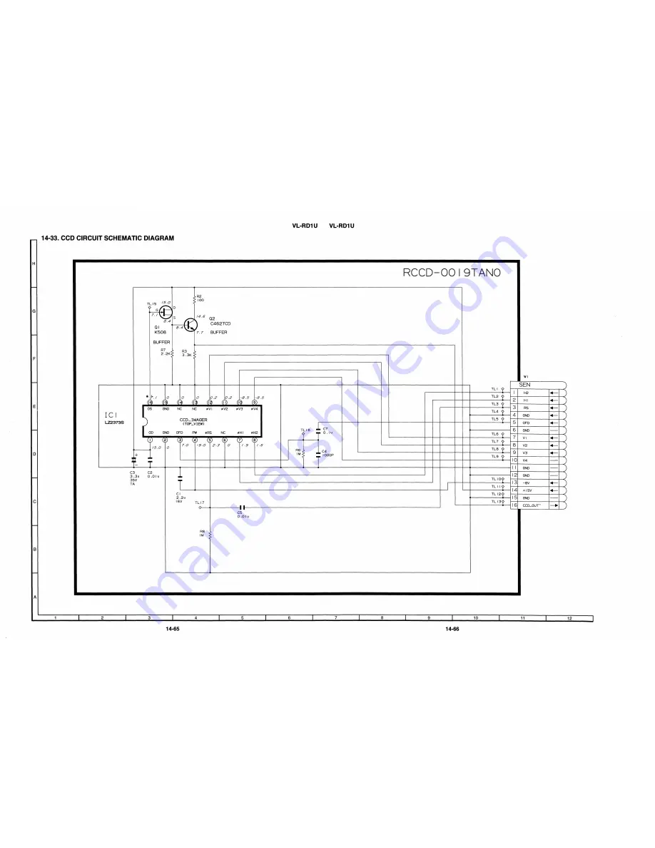 Sharp VL-RDI U Service Manual Download Page 107