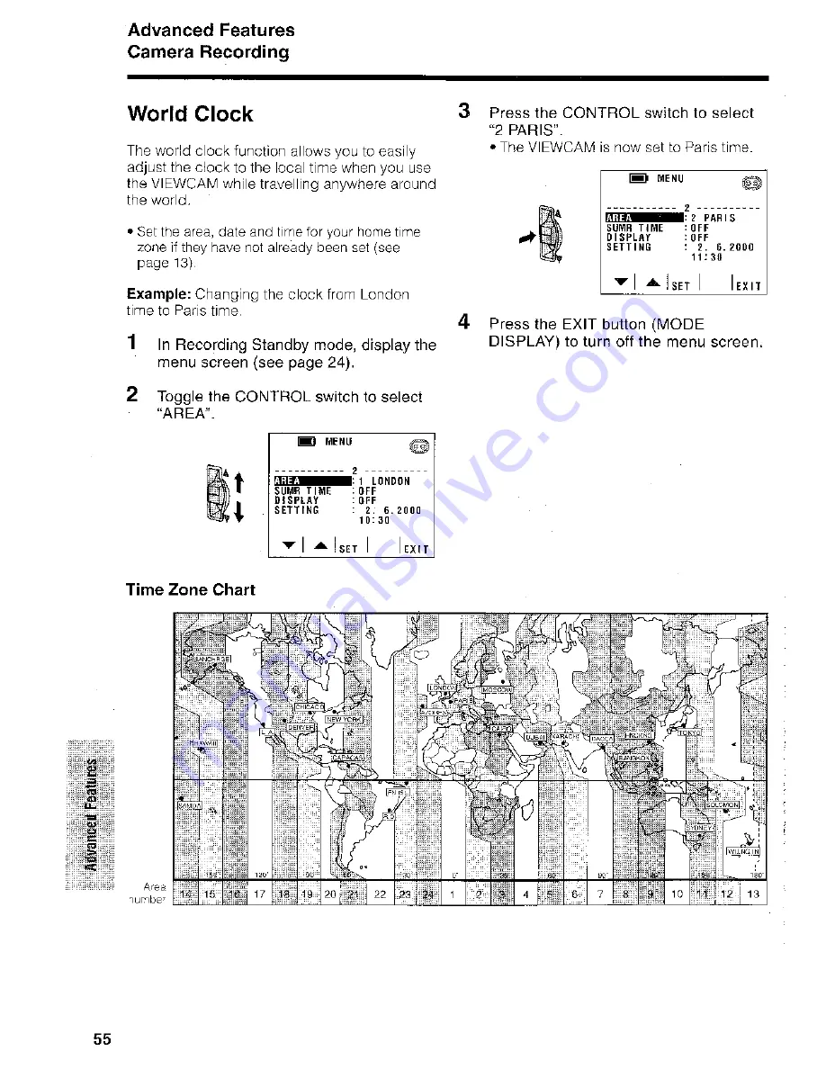 Sharp VL-SD20H Operation Manual Download Page 62