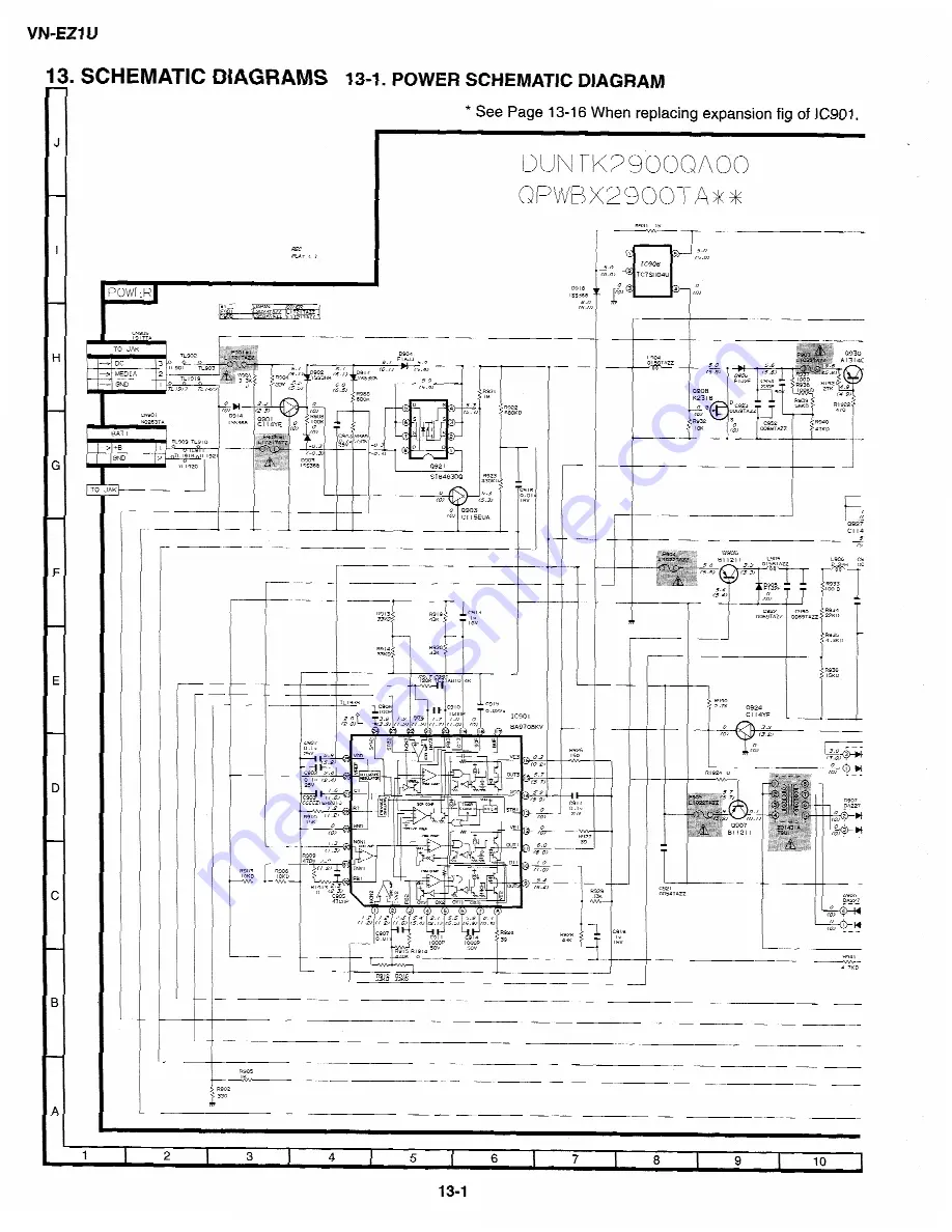 Sharp VN-EZ1U Service Manual Download Page 24